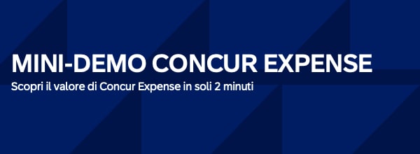 Mini-demo Concur Expense