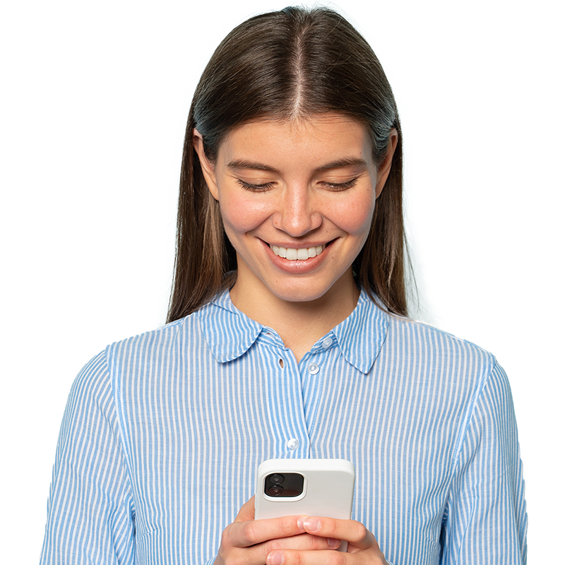 business professional using mobile phone