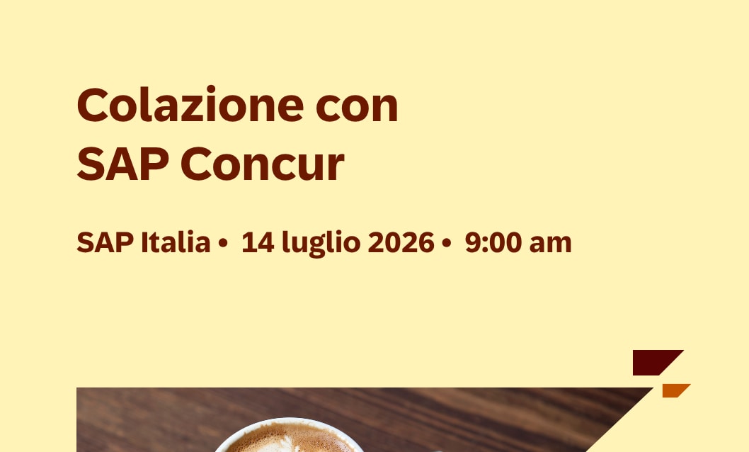 Colazione SAP Concur