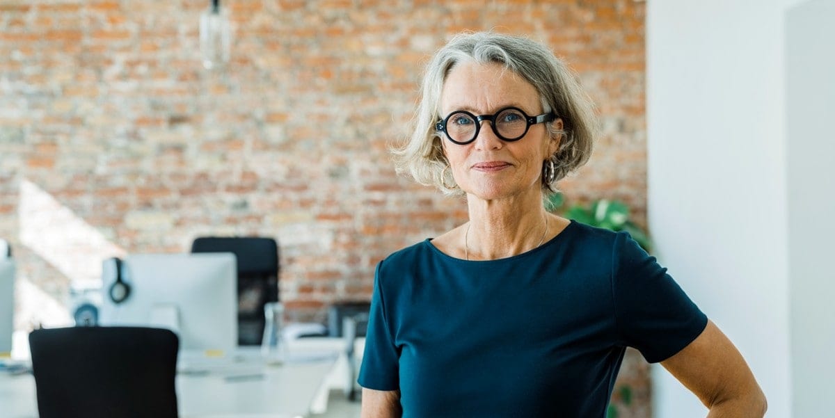 professional woman smiling