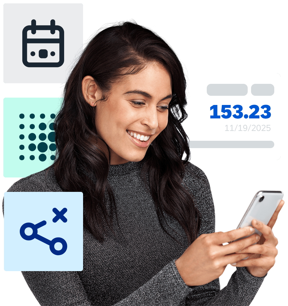 Woman looking at phone