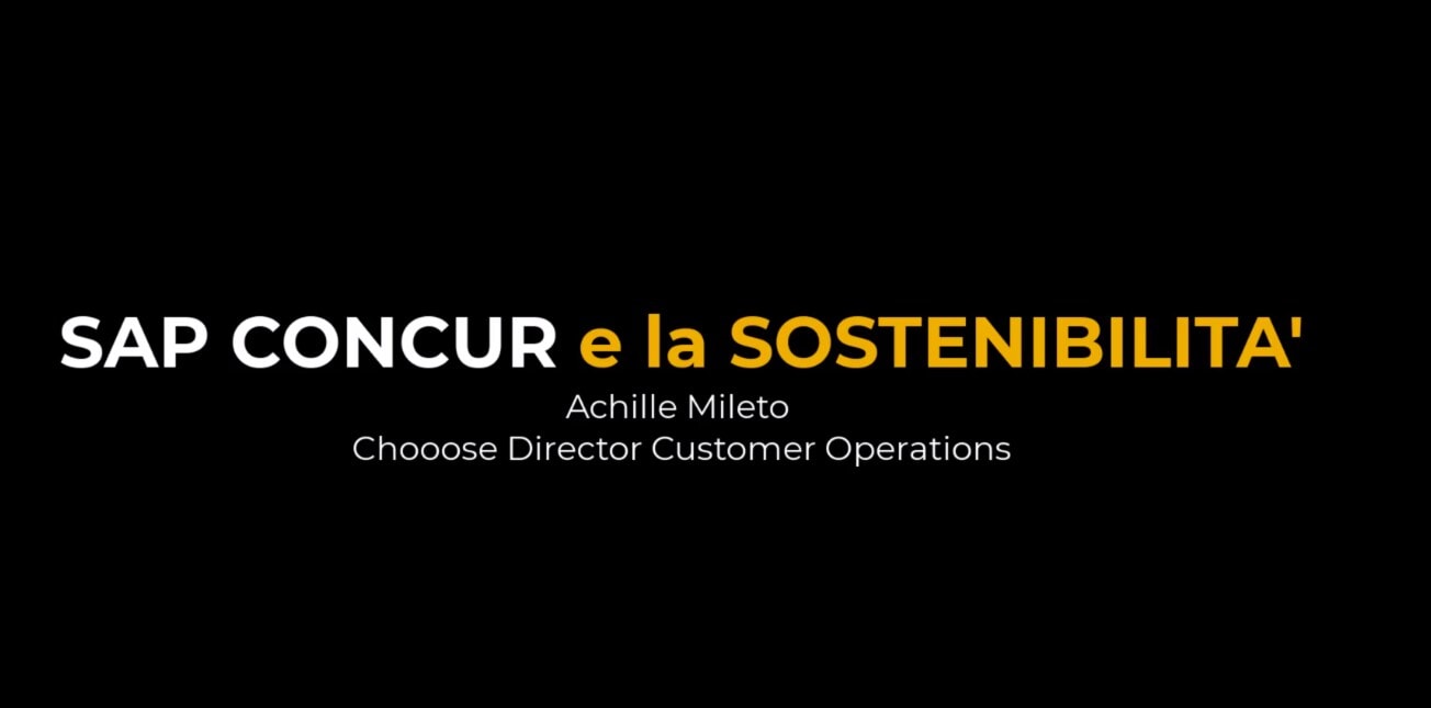 <span>SAP Concur & Chooose: misurare e ridurre le proprie emissioni di viaggio</span>
