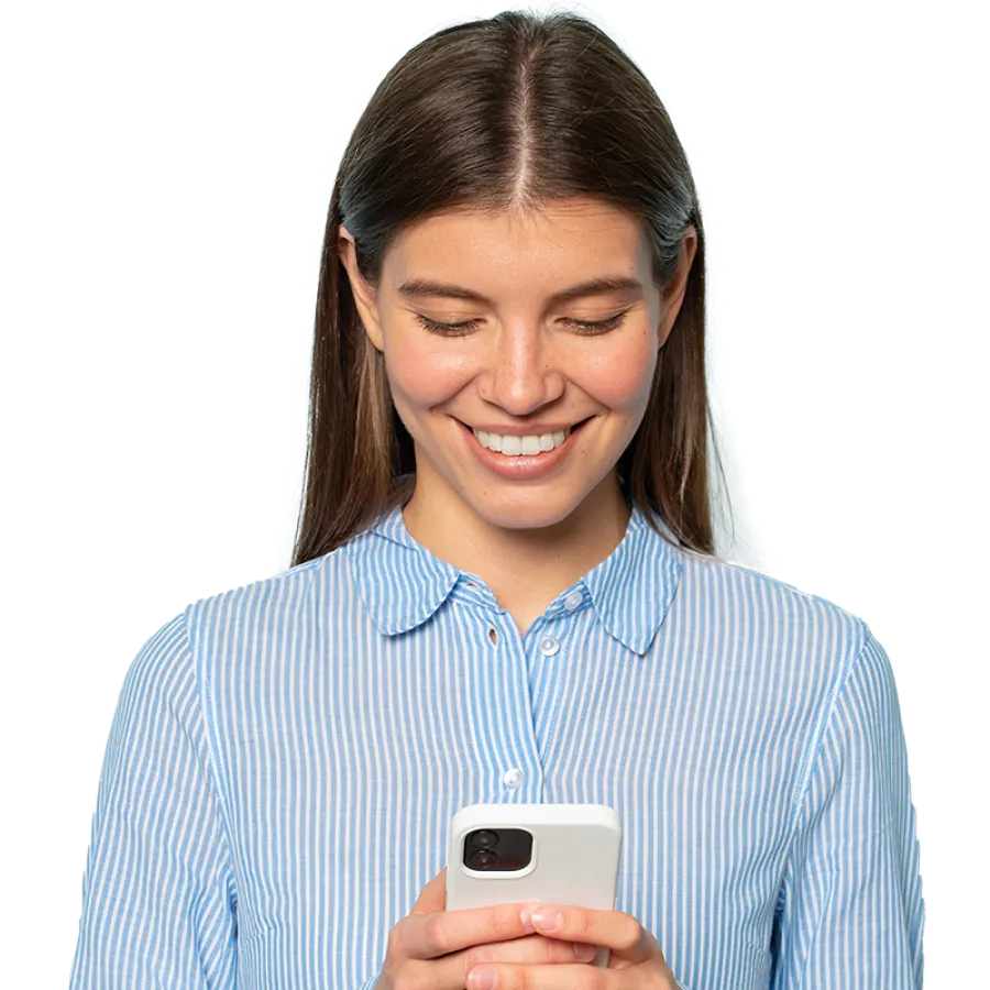 business professional using mobile phone