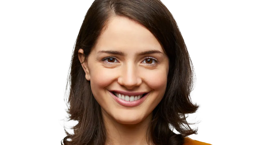 woman smiling