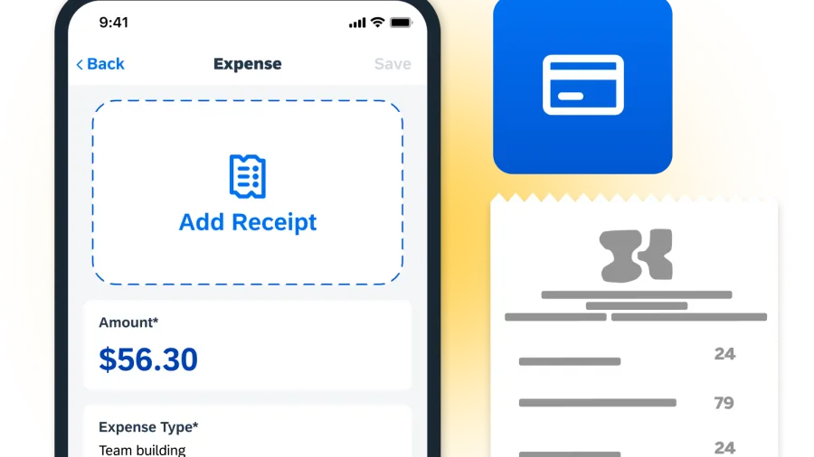 A screenshot of mobile Expenseit