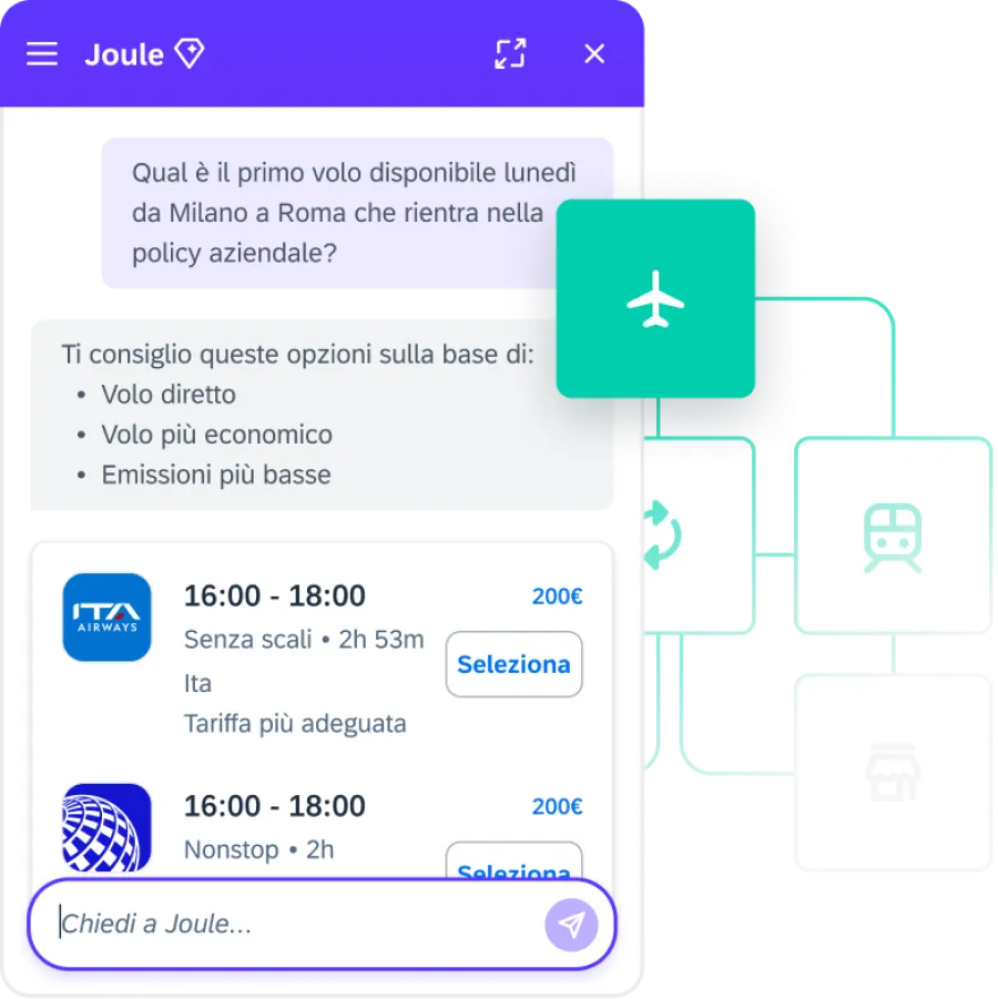using Concur Travel with Joule