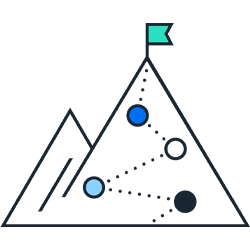 Strategy goal pictogram