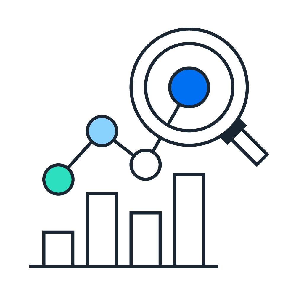 Magnifying glass pictogram