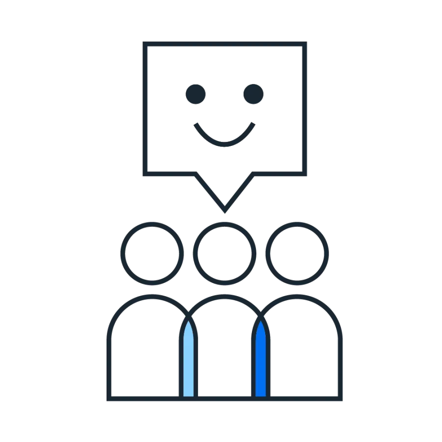 graphic of people talking together