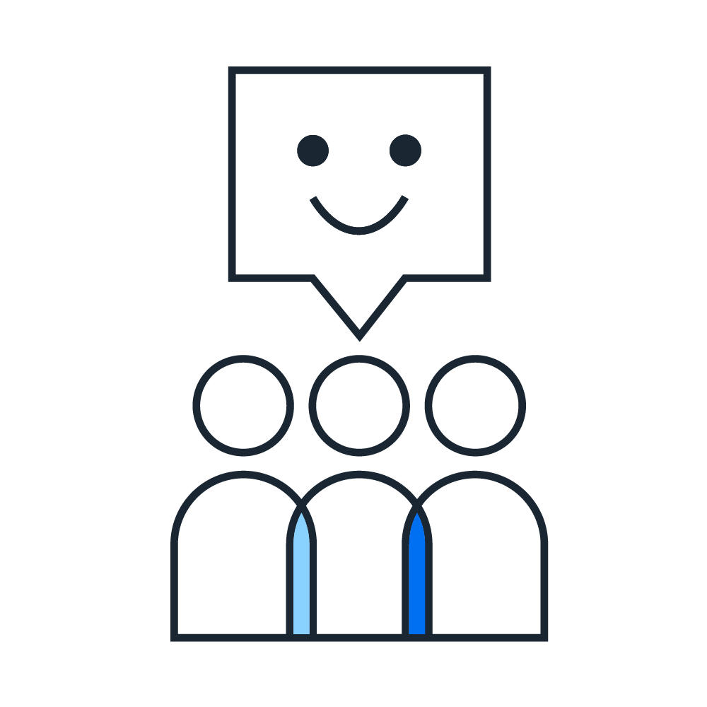 graphic of people talking together